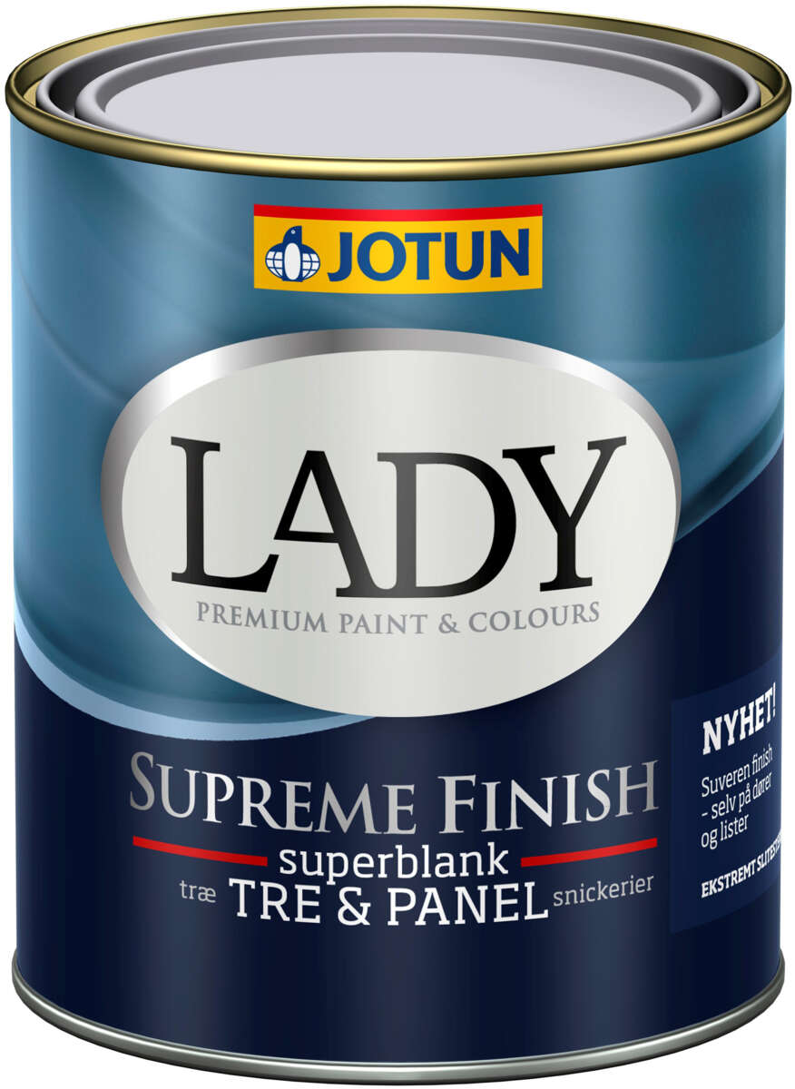 Jotun Lady Supreme Finish 80/helblank interiørmaling