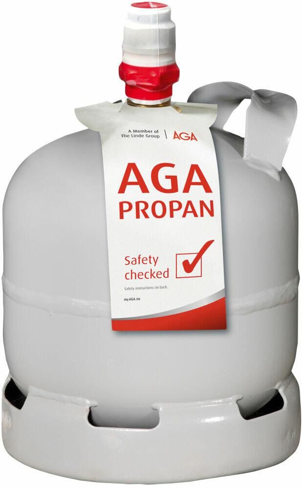 AGA Propan Husholdning tom stålflaske