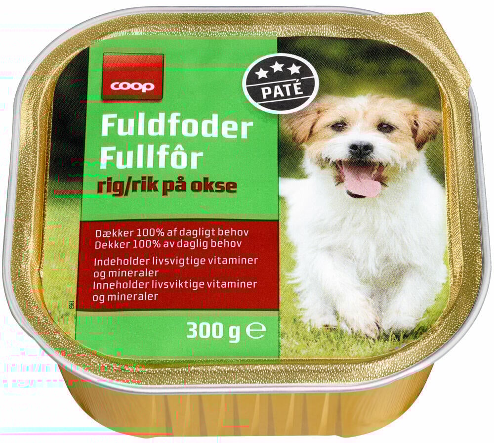 Coop Dogz Paté Okse 300g