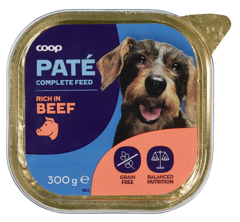 Coop Dogz Paté Okse 300g