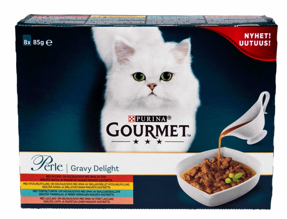 Purina Gourmet Perle Gravy Delicacies 8pk 680g