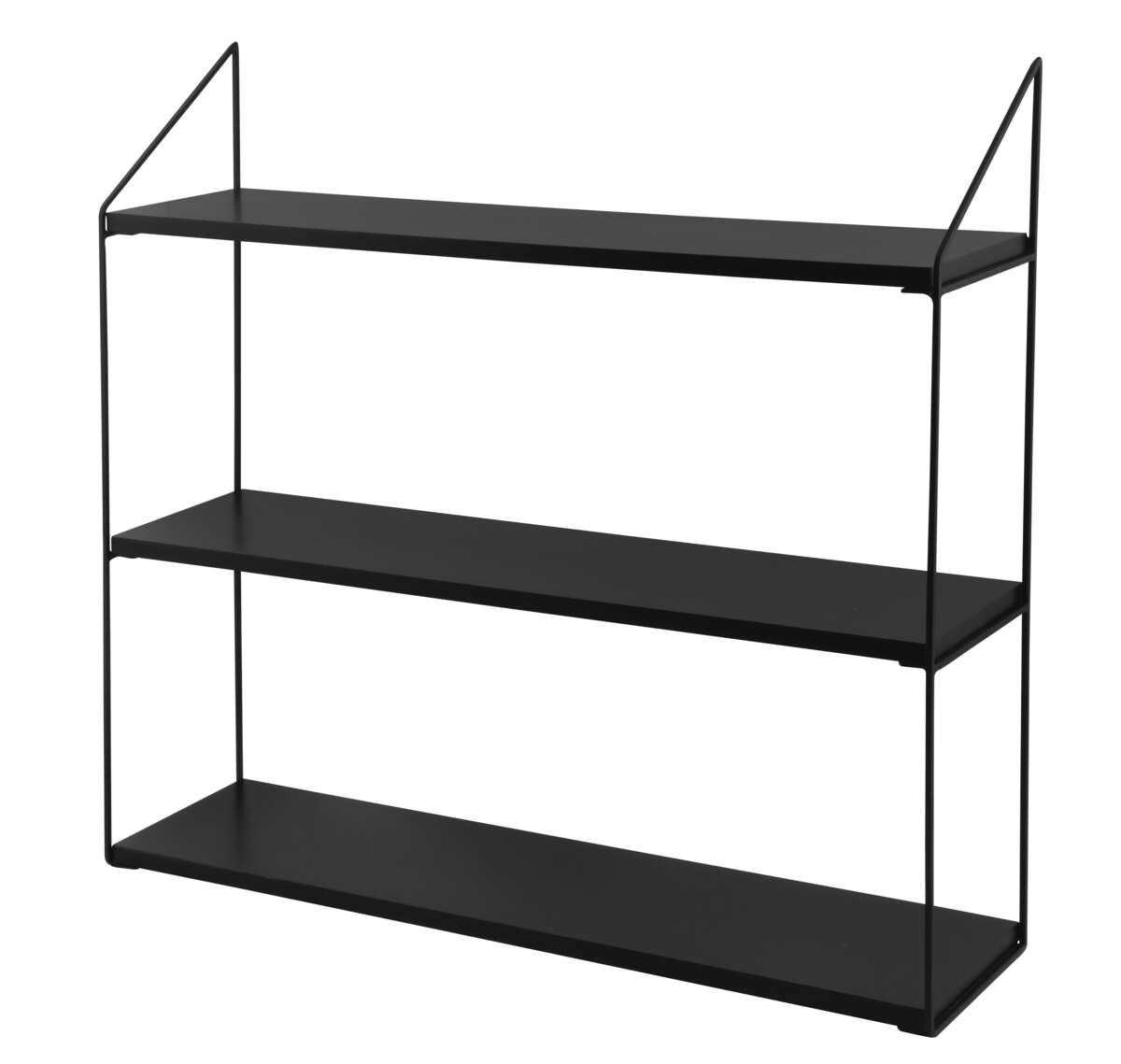 Day hylle, sort 60 cm