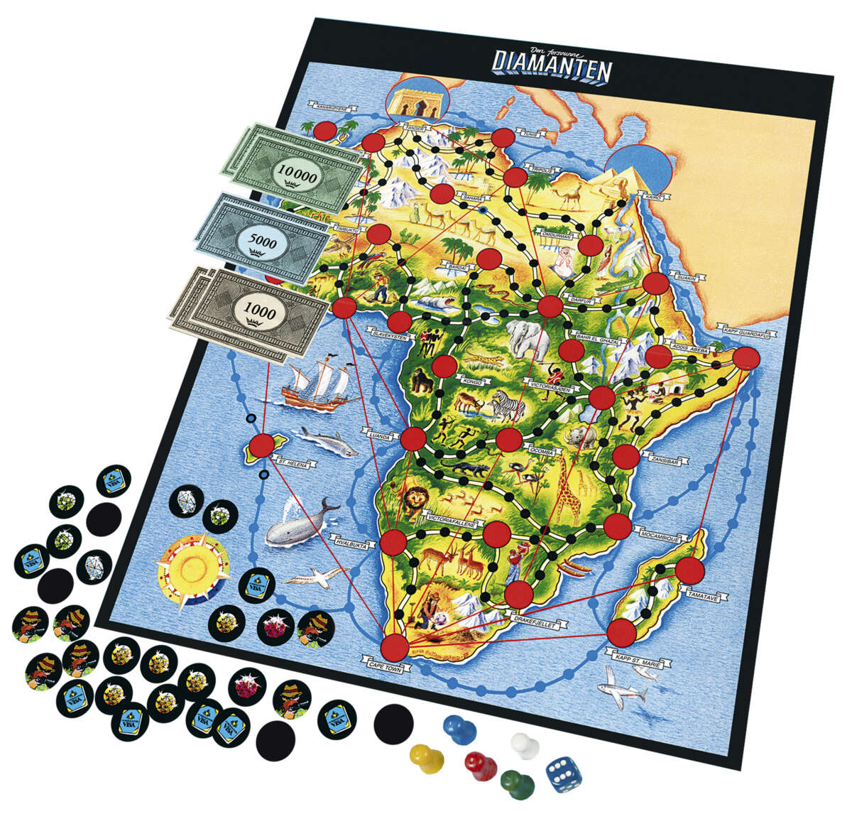 Egmont Den forsvunne Diamanten brettspill
