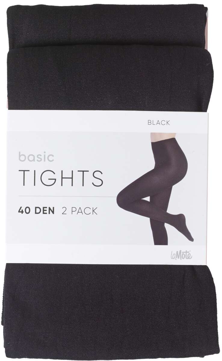 La Mote Basic tights 40 den 2pk