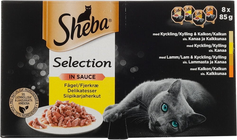 Sheba® Selection Fjærkre Delikatesser 8X85g