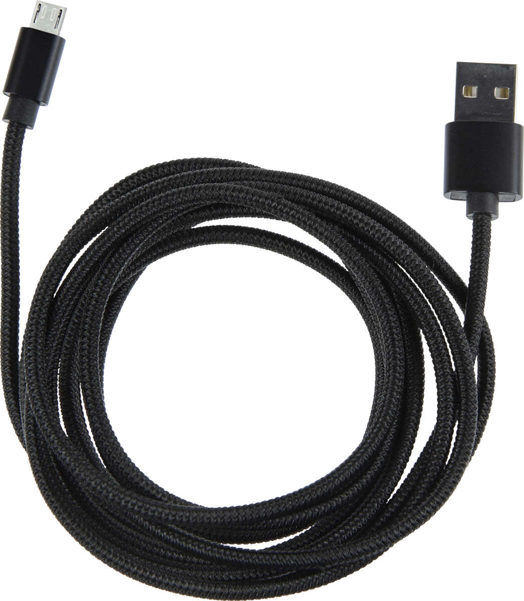 USB metallic ladekabel til Android