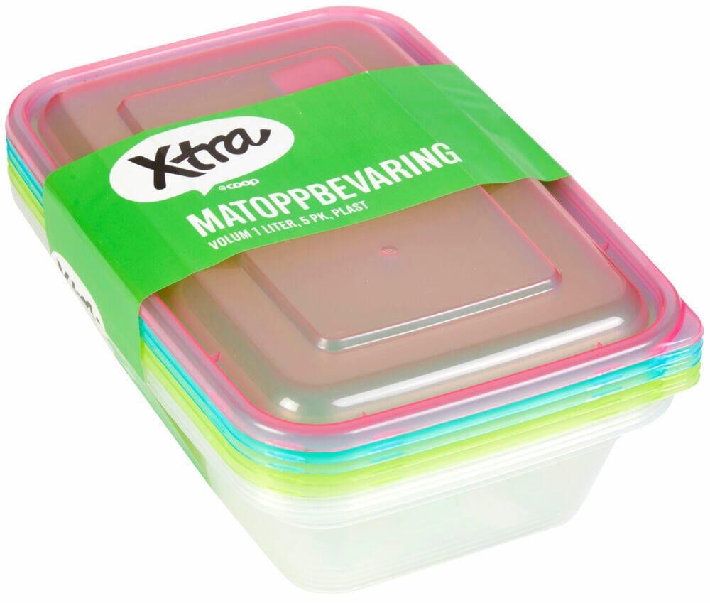 Xtra matoppbevaringsbokser