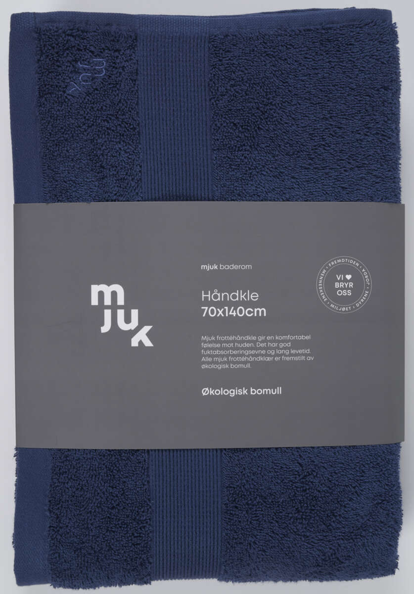 Mjuk frottéhåndkle