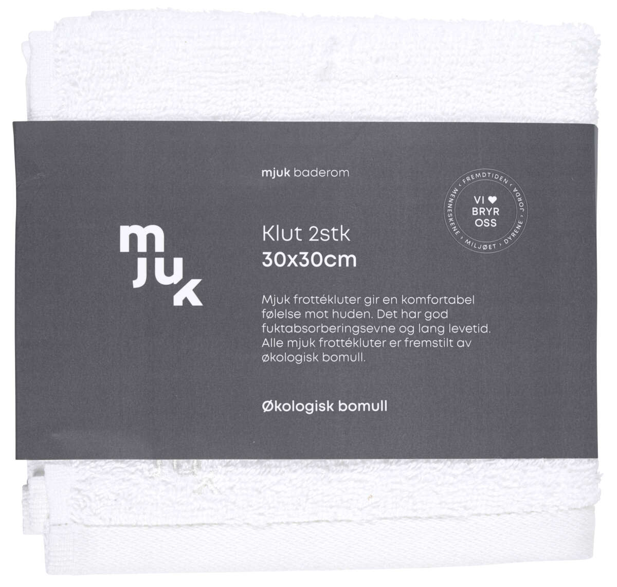 Mjuk frottékluter 2 stk.