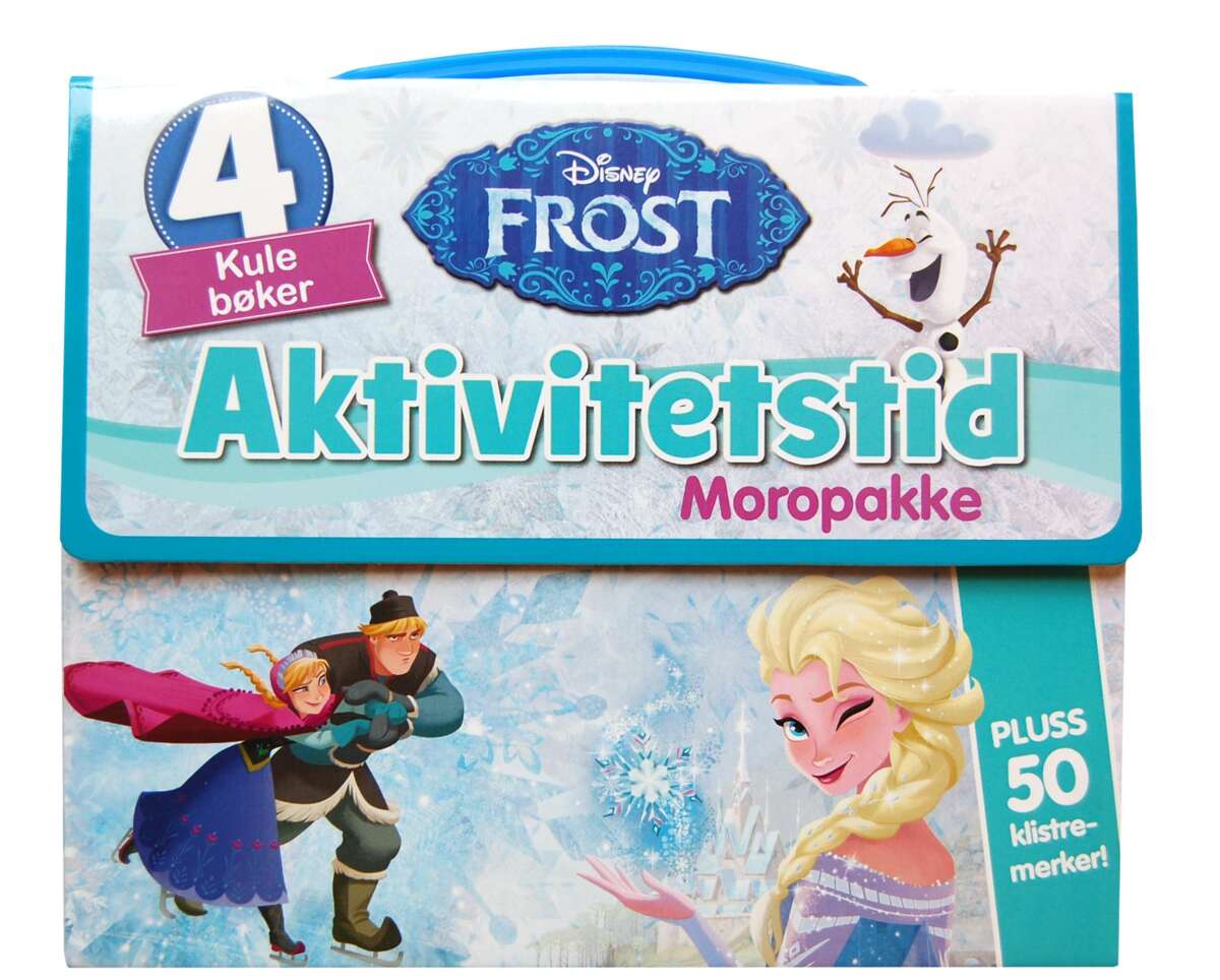 Frost aktivitetspakke: 4 bøker + klistremerker