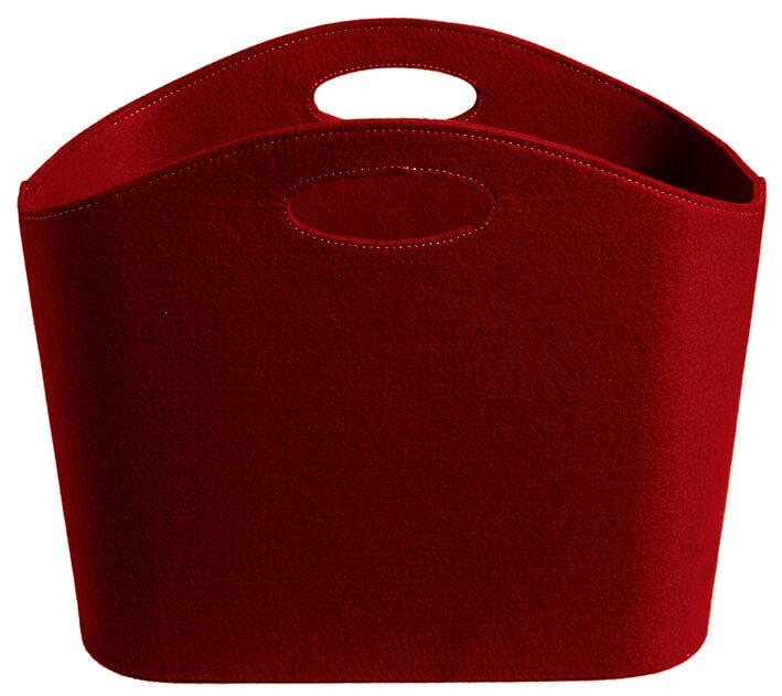 Jøtul vedkurv i filt