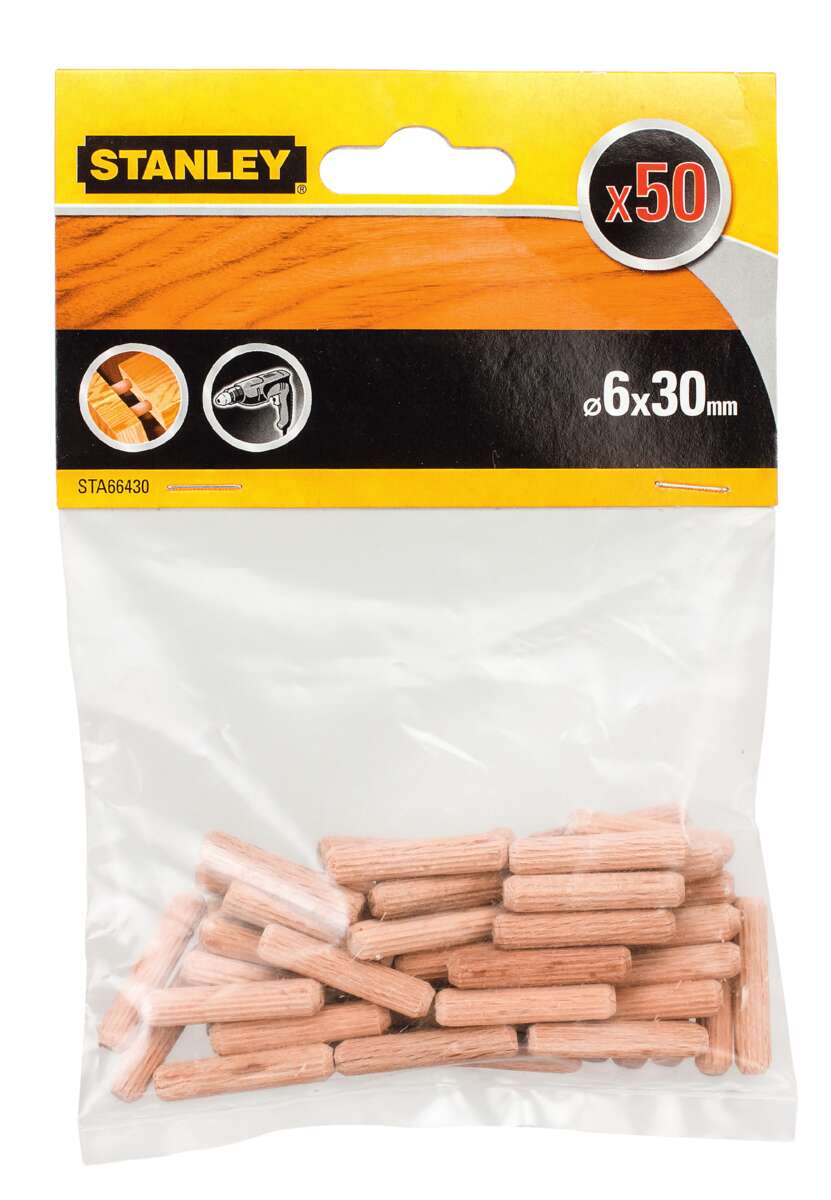 Stanley STA66430 treplugger 6 mm 50-pk