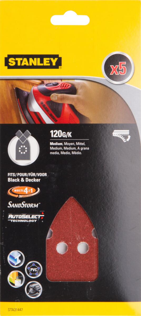Stanley STA31447 multislipepapir 5-pk