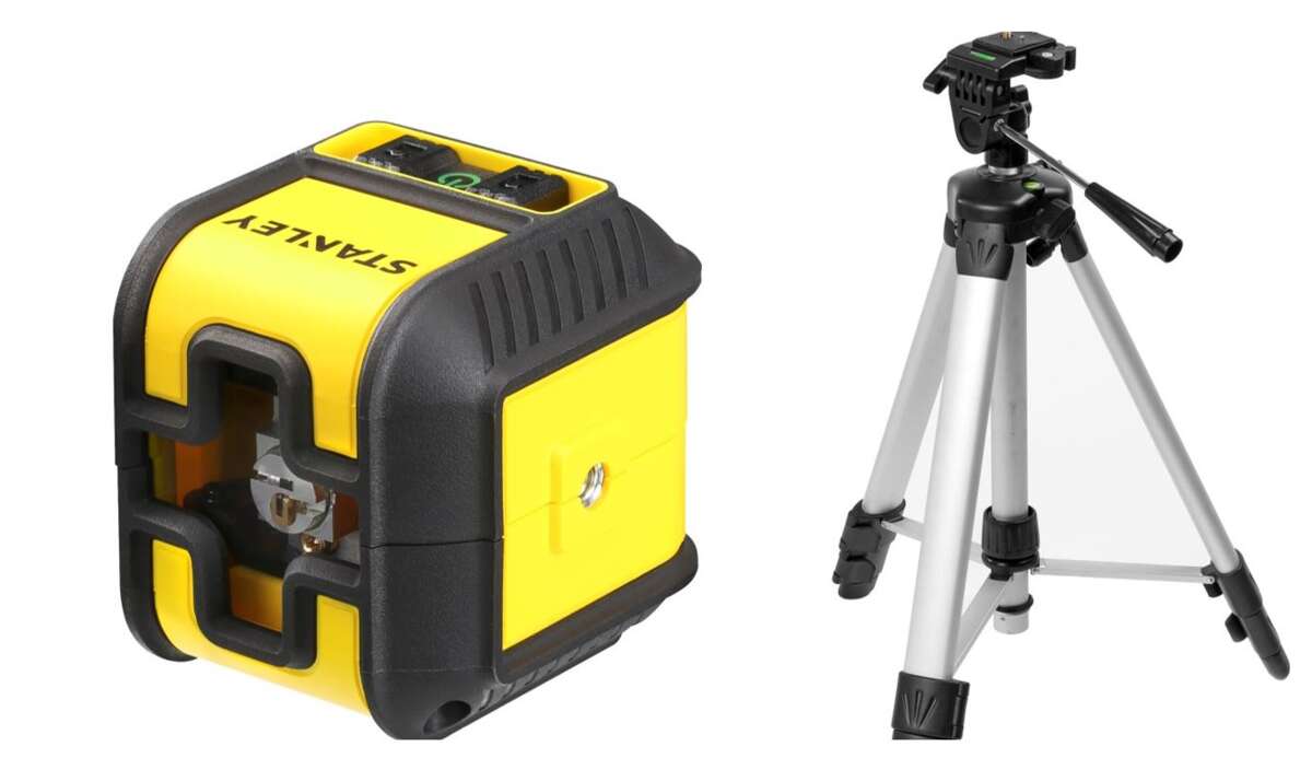Stanley STHT77649-1 Cubix ™ Grønn krysslaser m/stativ