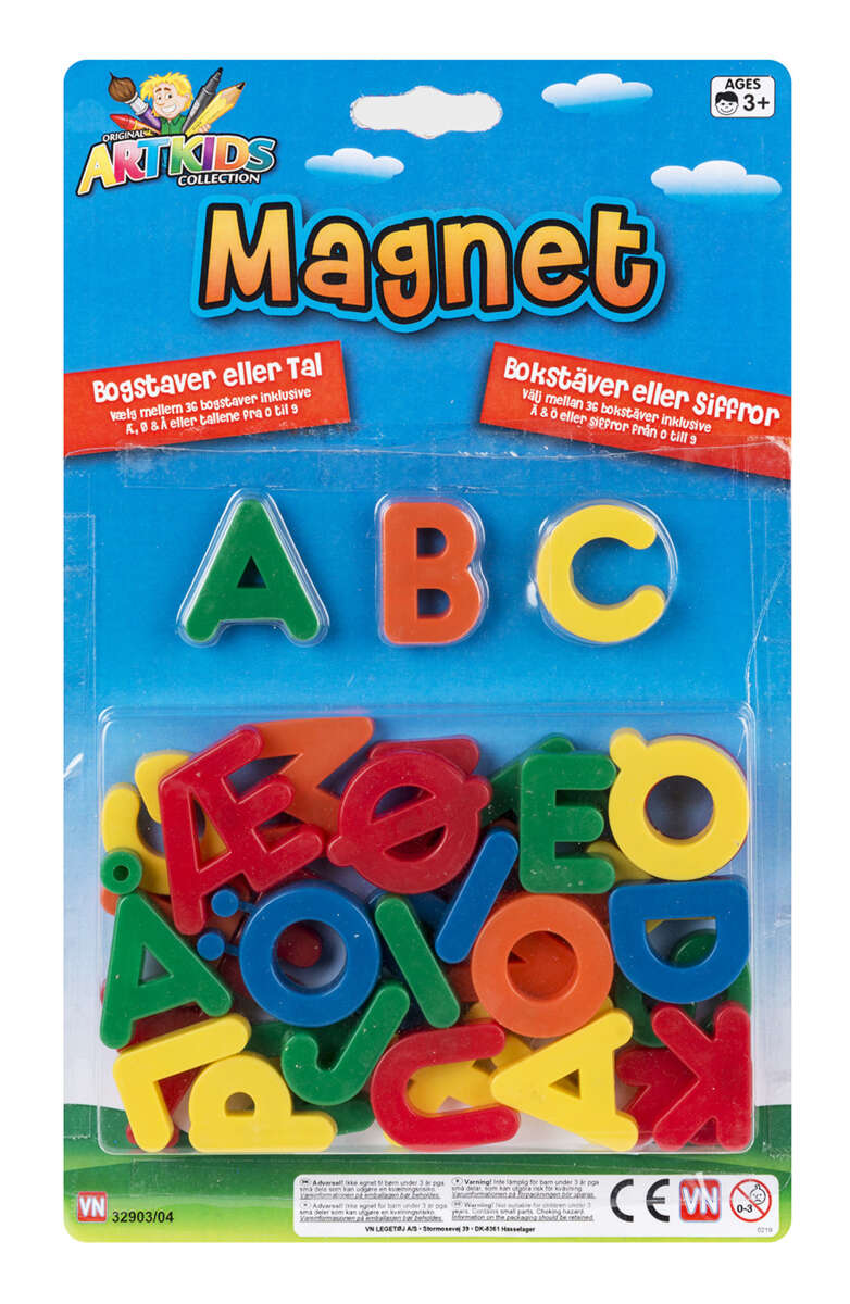 Magnetbokstaver ABC