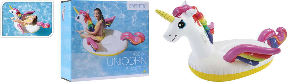INTEX® Ride-On Enhjørning badeleke
