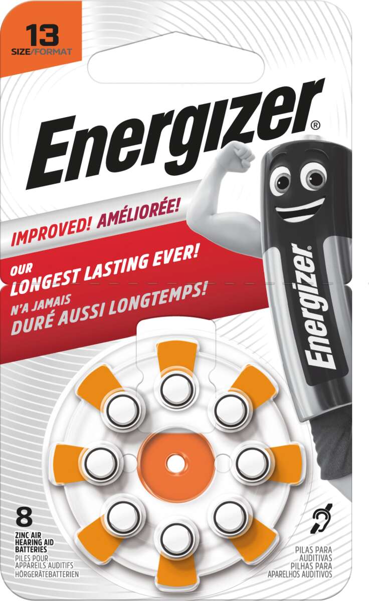 Energizer® høreapparatsbatterier 13