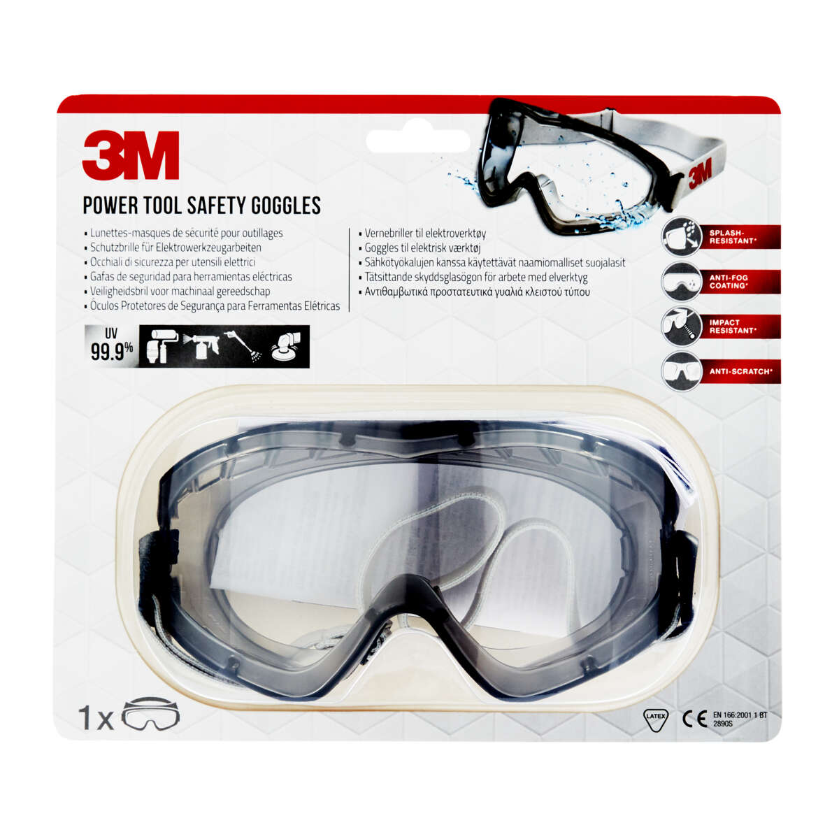 3M vernebrille 2890SC1
