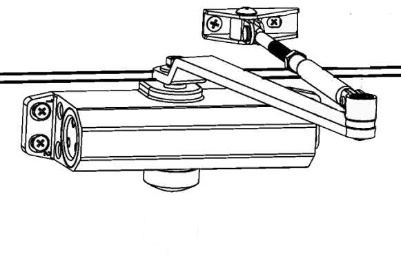Habo dørlukkersett DS 1604