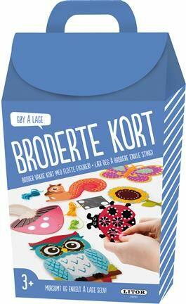 Hobbyeske: Gøy å lage Broderte kort