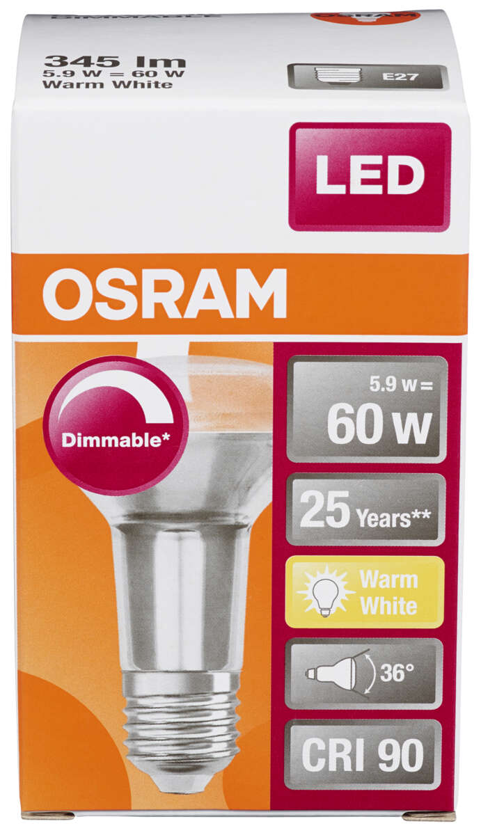 OSRAM LED Superstar R63 spotpære