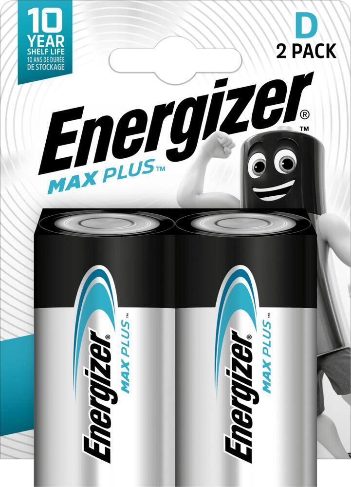 Energizer® Max Plus D-batterier