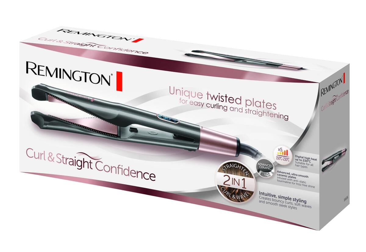 Remington® Curl and Straight Confidence S6606 rettetang