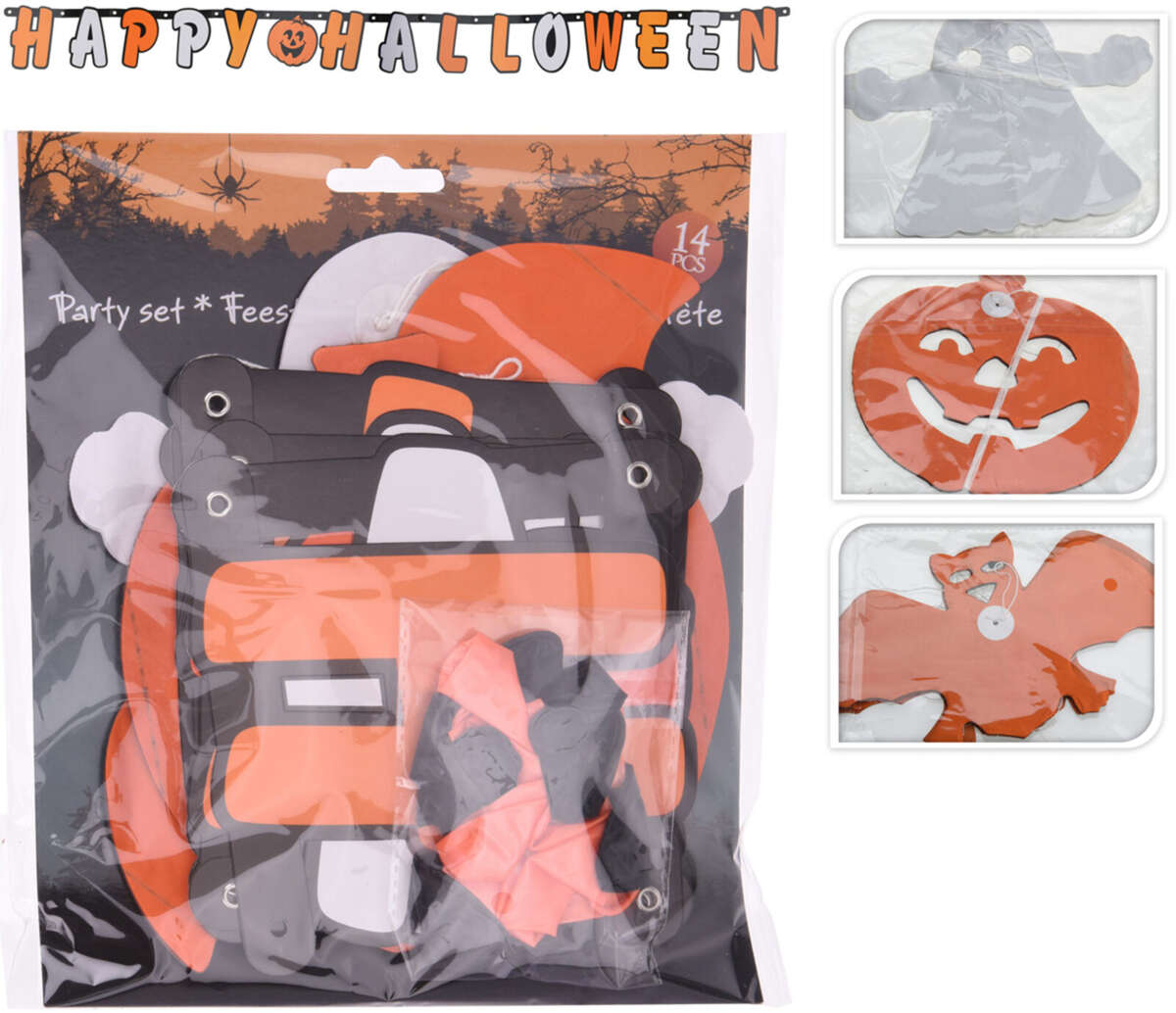 Halloween partysett