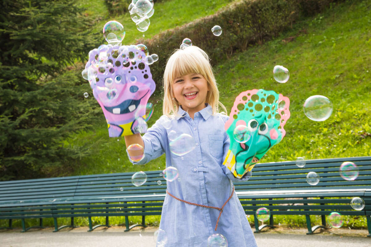 Glove -a-Bubbles såpebobler