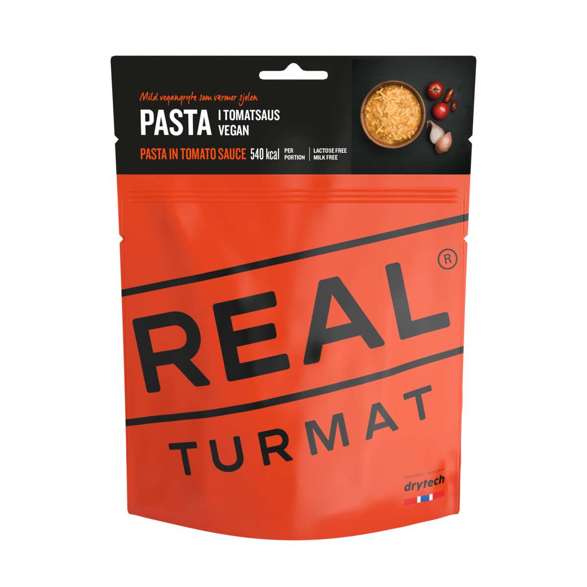 Real Turmat pasta i tomatsaus