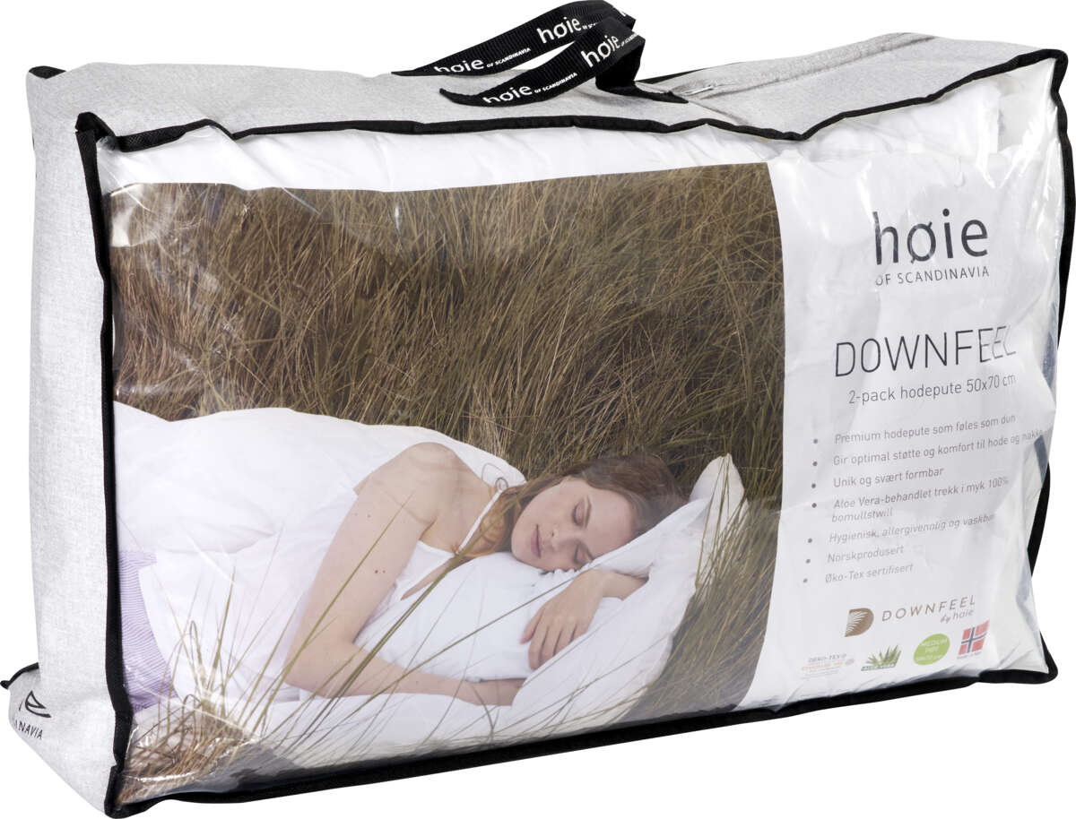 Høie DownFeel fiberpute 2 pk