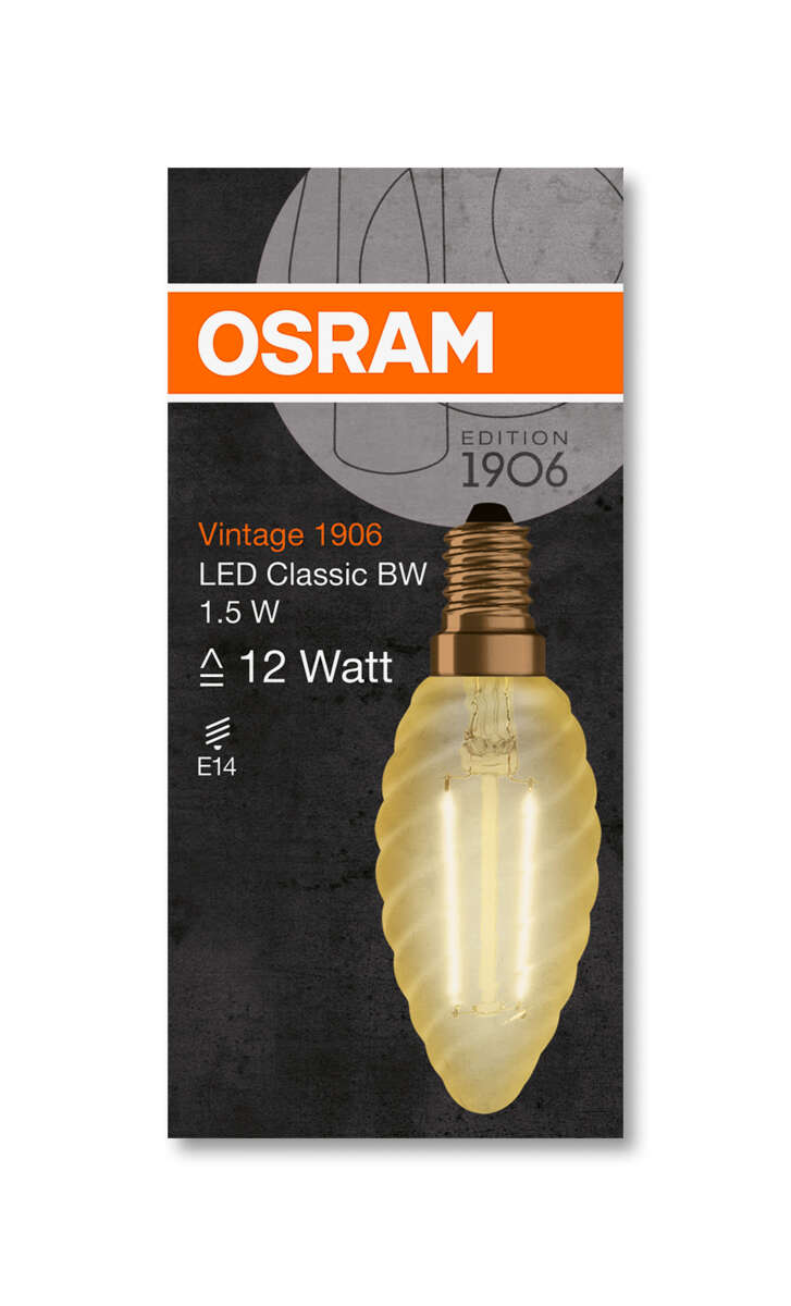OSRAM Vintage 1906 LED Classic BW pære