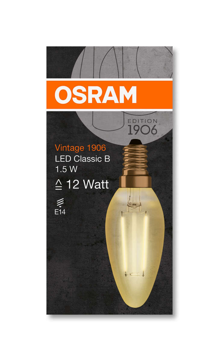 OSRAM Vintage 1906 LED Classic B pære