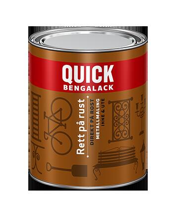 Quick Bengalack Rett på rust blank maling