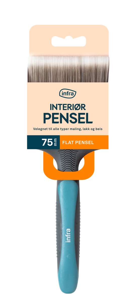 Infra flat interiør pensel