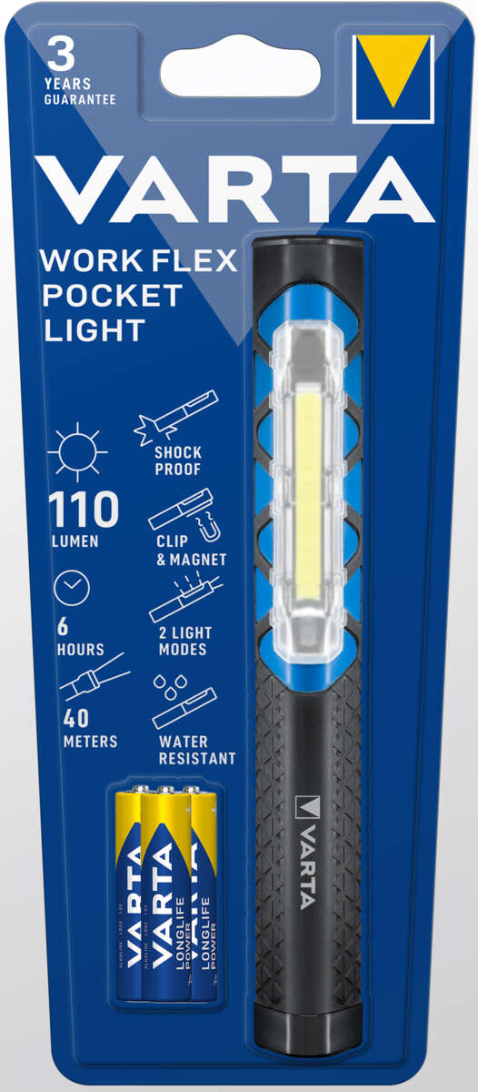 VARTA Work Flex lommelykt