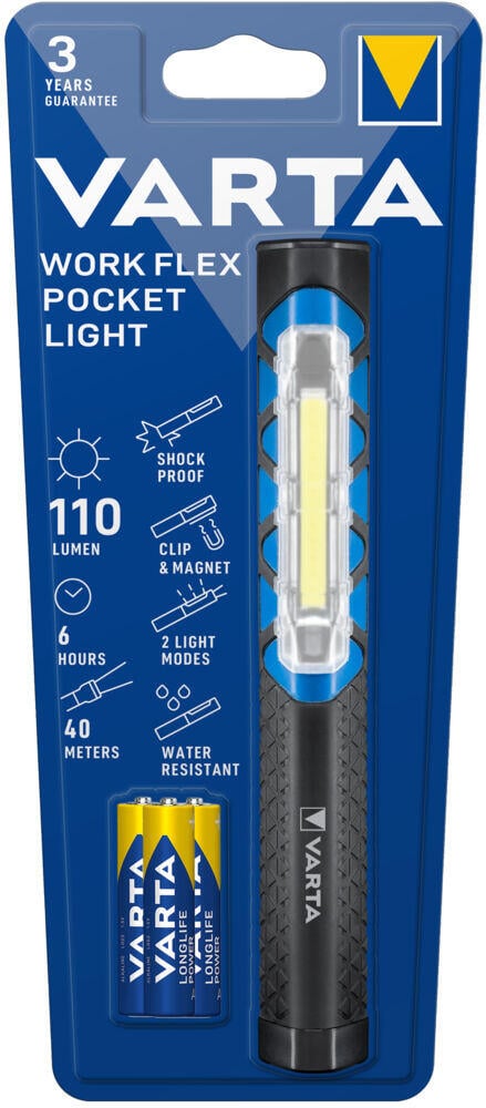 VARTA Work Flex lommelykt