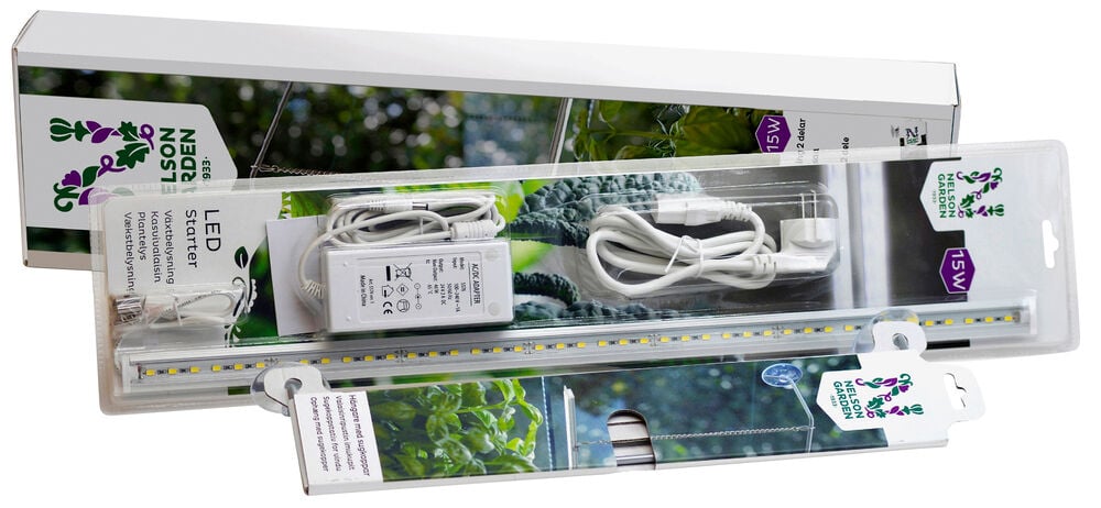 Plantelys startpakke lys og stativ