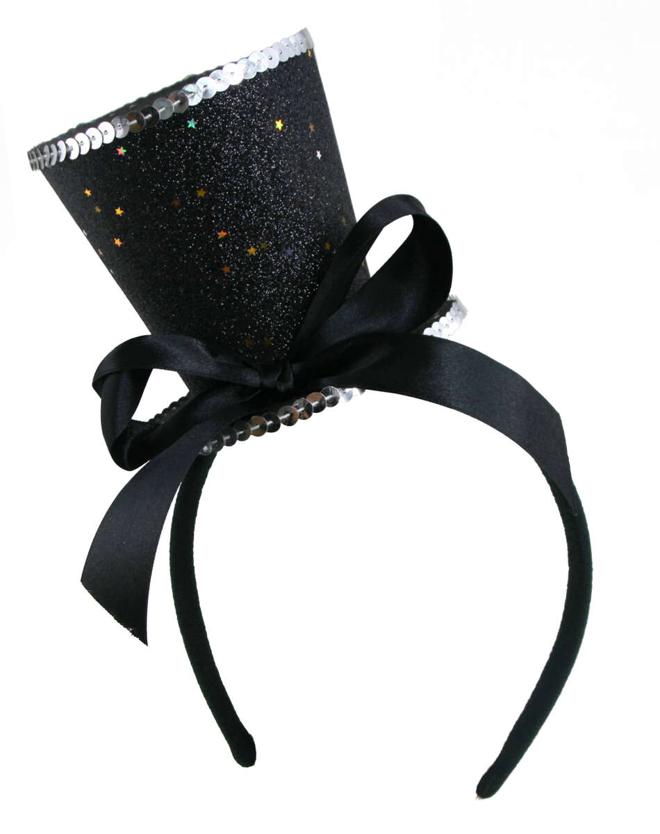 Hårbøyle med glitterhatt