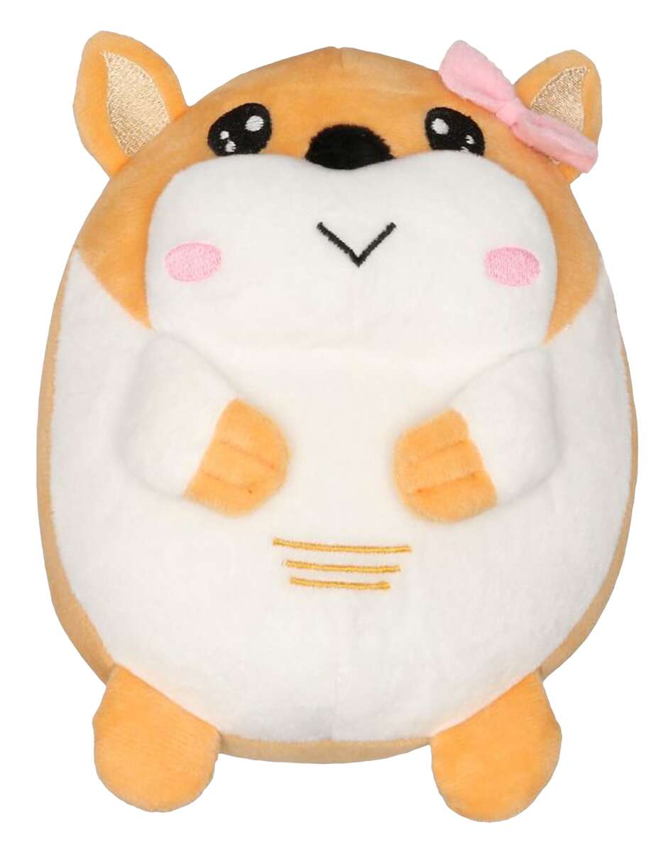 Dogman Hundeleke Hamster Beige M 18cm