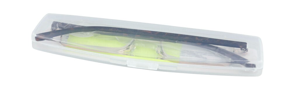 Flat lesebrille med etui