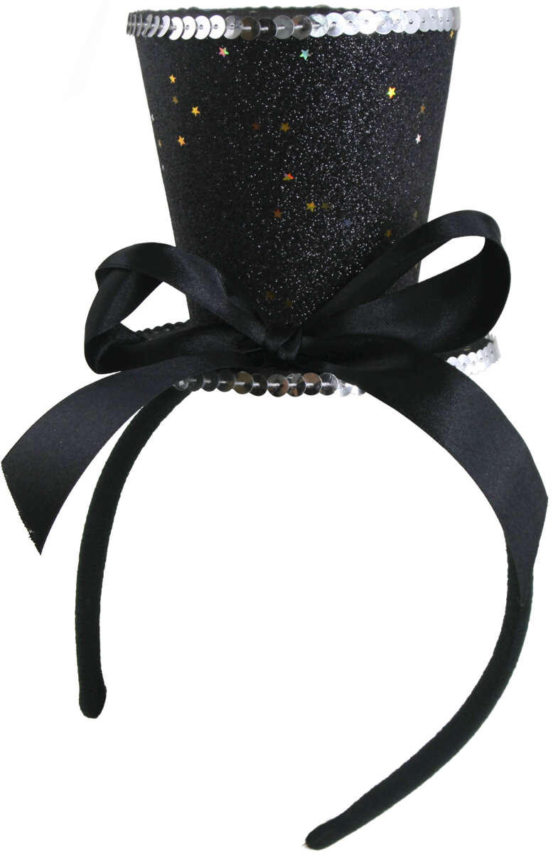 Hårbøyle med glitterhatt