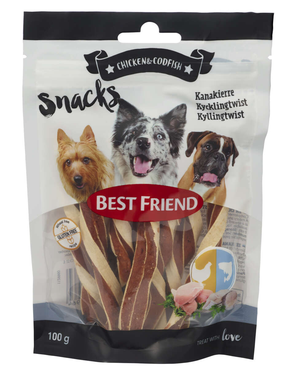 Best Friend Snacks Kyllingtwist 100g