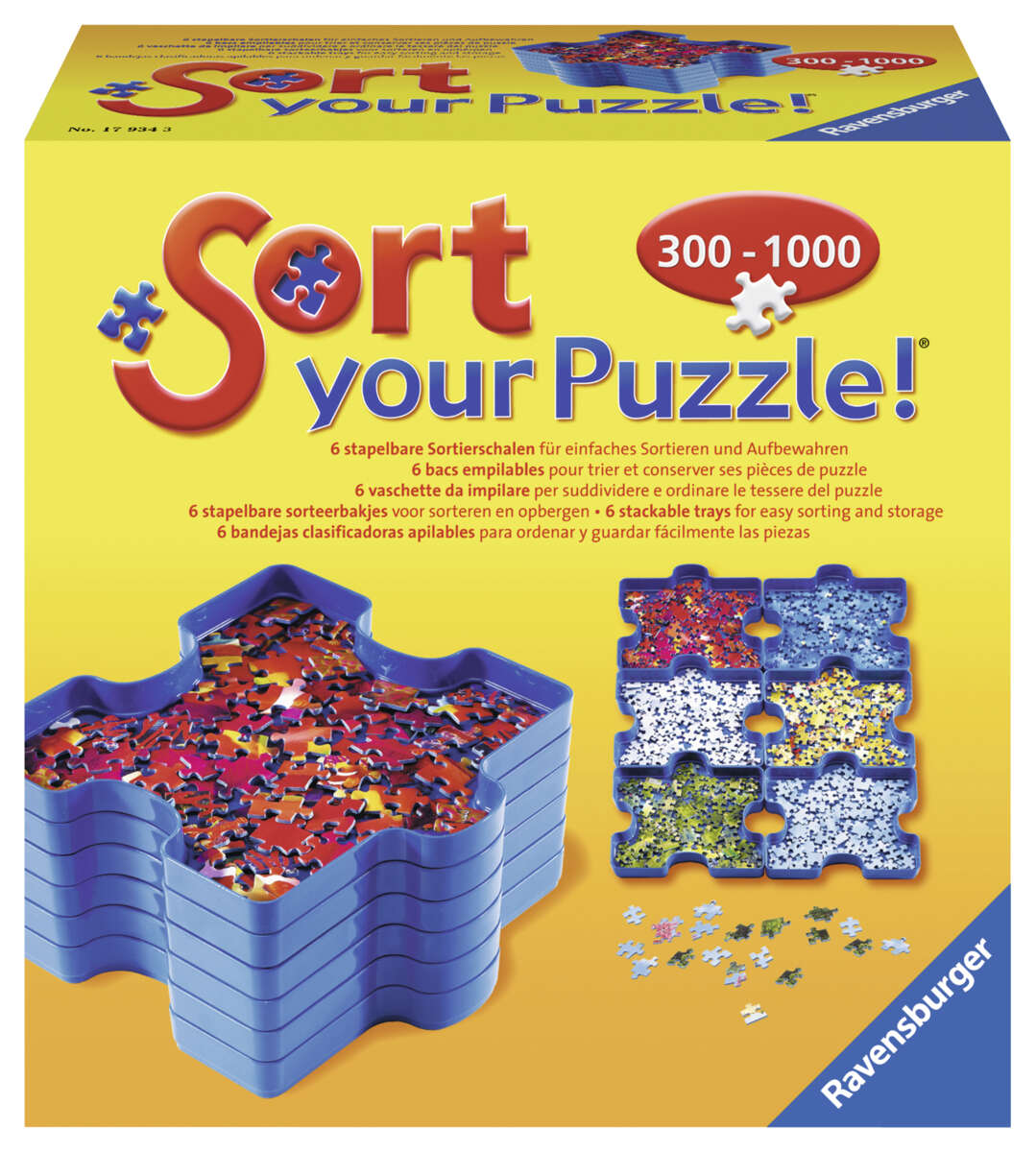 Ravensburger Puzzle sorteringsboks for puslespill