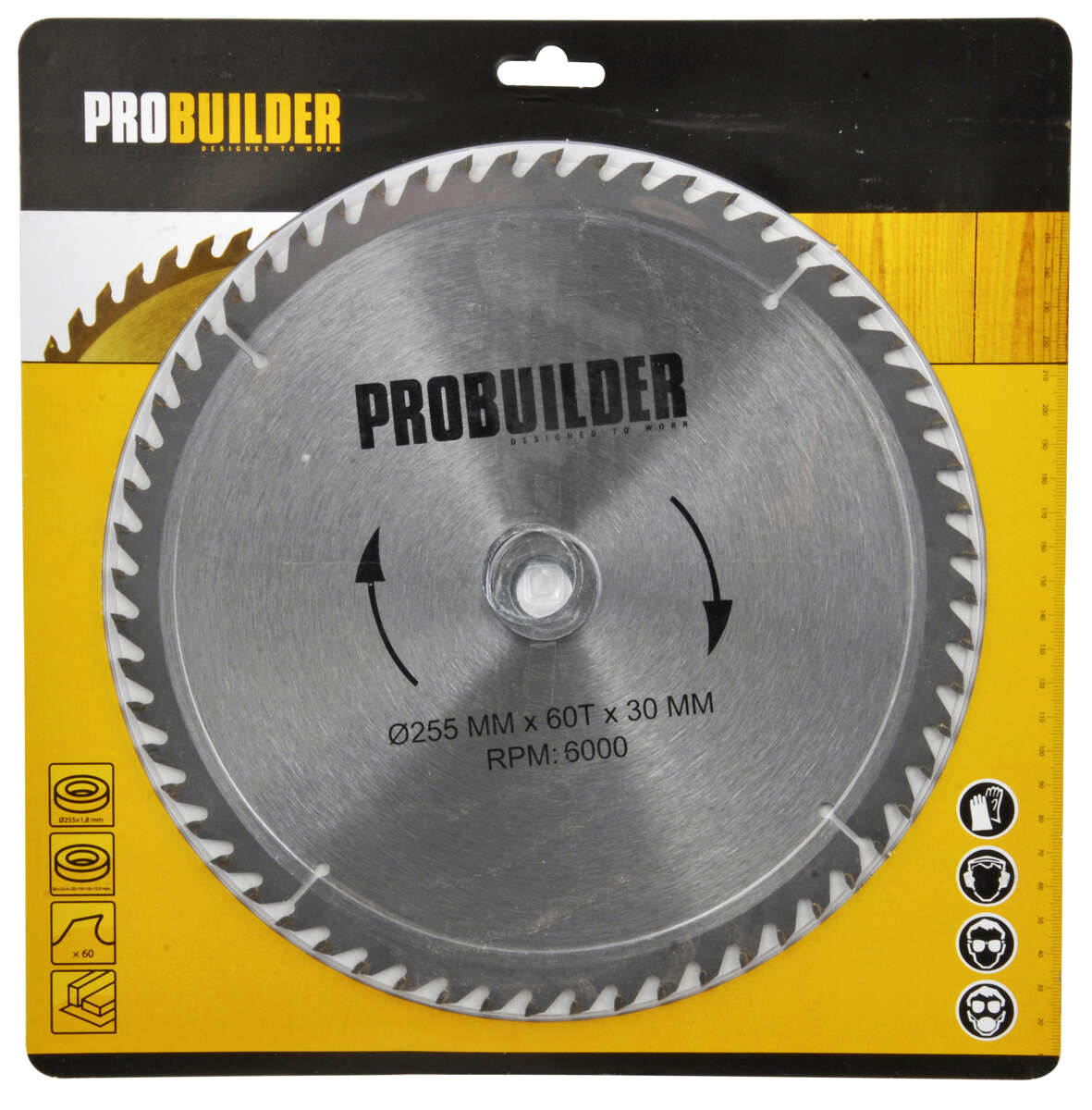 Probuilder 255x30x3 T60 sirkelsagblad