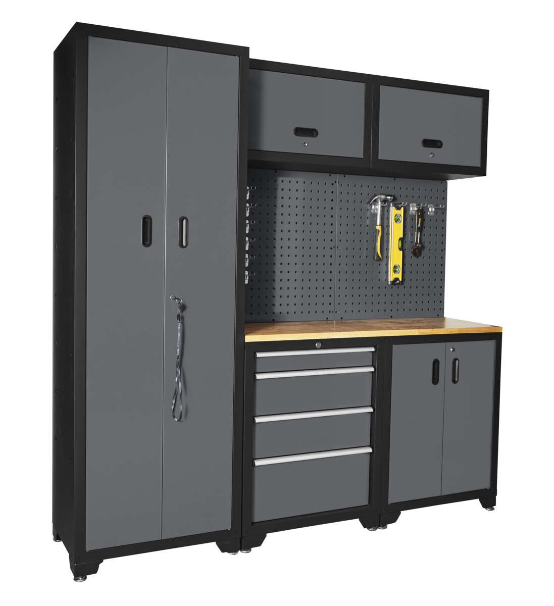 Probuilder arbeidsbenk med skap