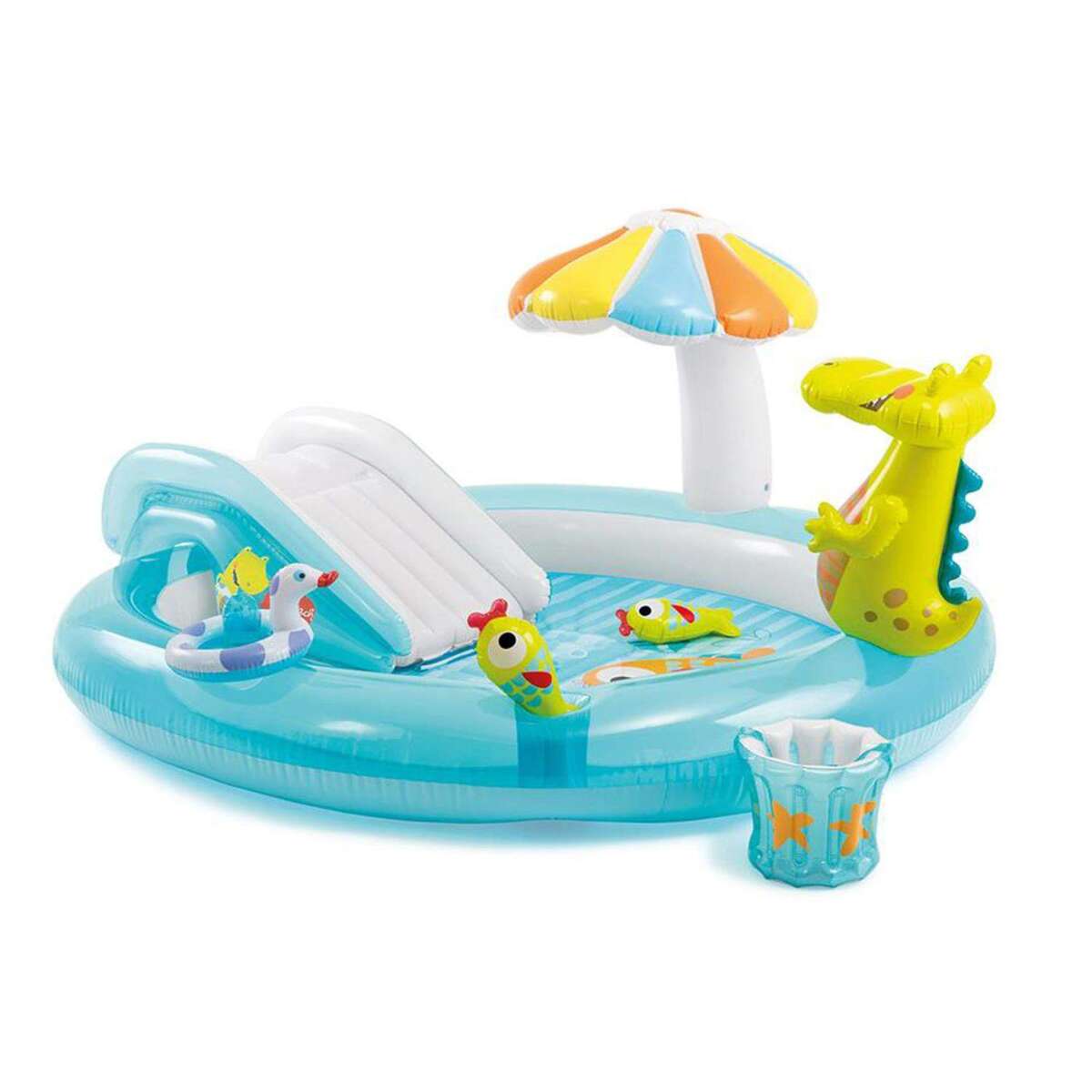 INTEX® badebasseng med vannsklie