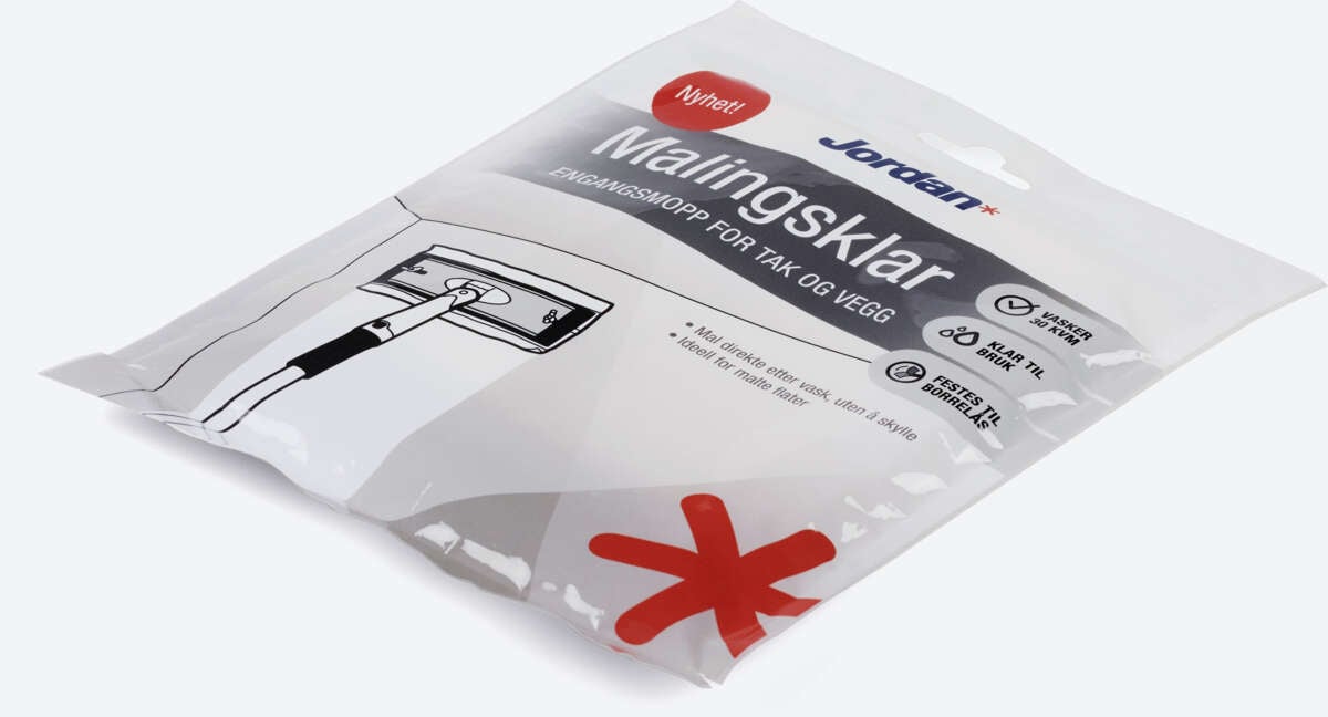 Jordan Malingsklar engangskluter til mopp