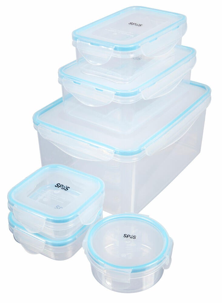 SPiiS Mo matoppbevaringsbokser 6pk