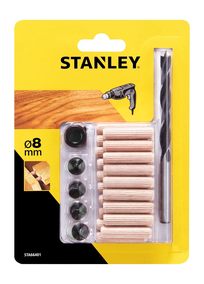 Stanley STA66400/66401 treplugg sett 6+8 mm